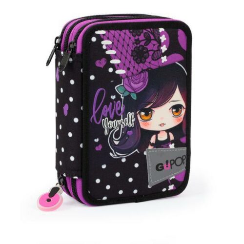 Astuccio 3 zip GoPop Dark