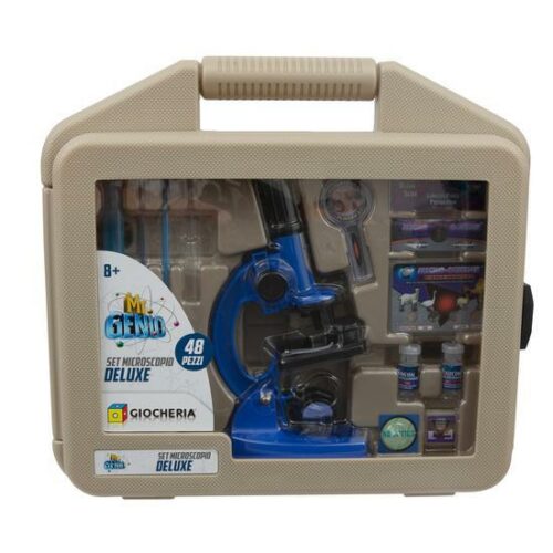 MR GENIO - VALIGETTA MICROSCOPIO in METALLO