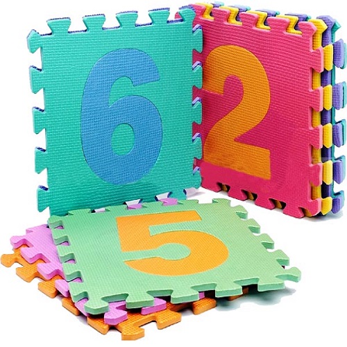 GIO' BABY - Tappeto Eva NUMERI 9 Pezzi