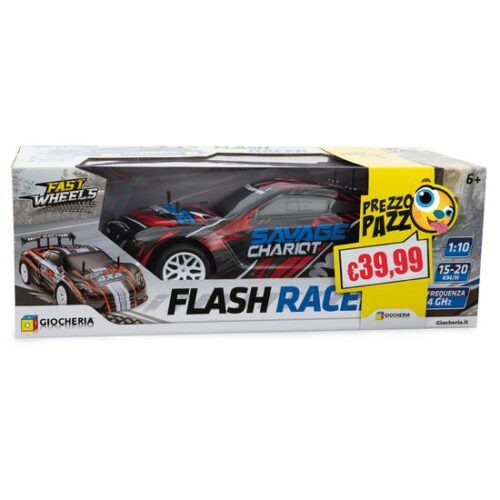PREZZO PAZZO - Auto FLASH RACER con Pacco Batteria RC
