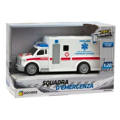 FAST WHEELS - Squadra d'Emergenza con Luci e Suoni 3 Modelli