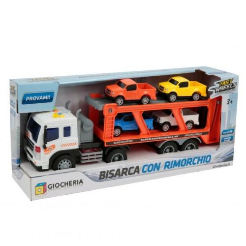 FAST WHEELS - Bisarca con 4 auto