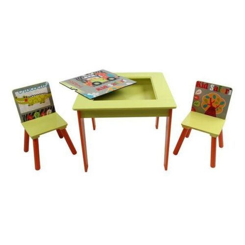 A di ARTE - Tavolo con Lavagna e 2 Sedie GIUNGLA