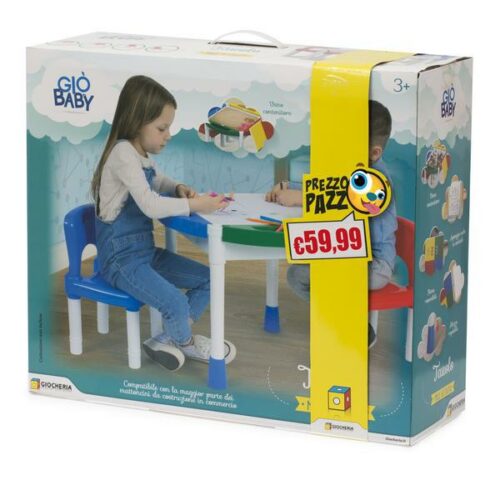PREZZO PAZZO - Tavolo Costruzioni e 2 Sedie