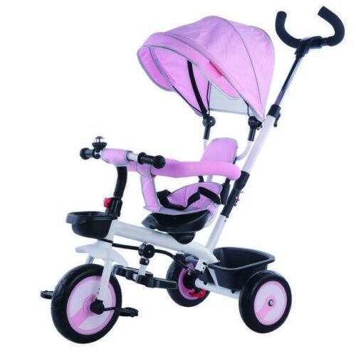 GIO' BABY - Triciclo Rosa Fronte Mamma