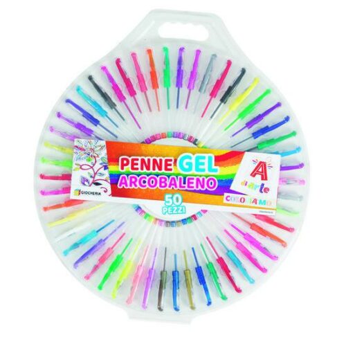 A di ARTE - Penne GEL ARCOBALENO 50 pezzi