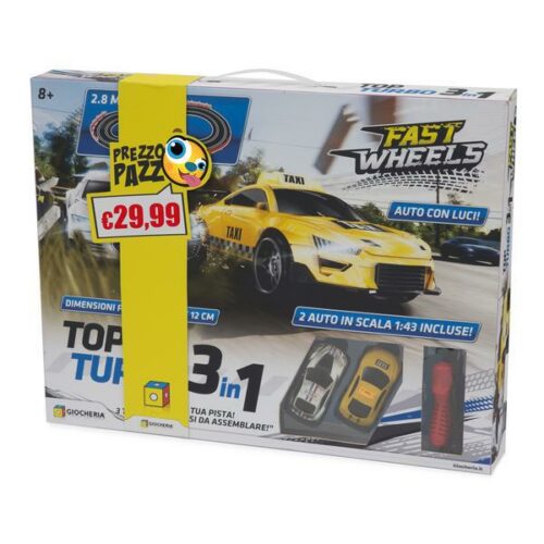 PREZZO PAZZO - Pista TOP TURBO 3 in 1 cavo USB RICARICABILE