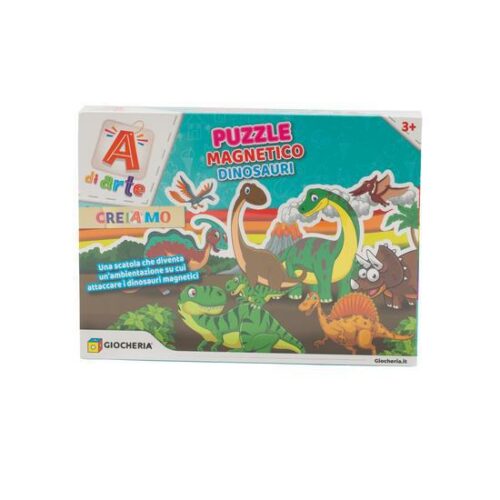 A di Arte - Puzzle Magnetico Dinosauri