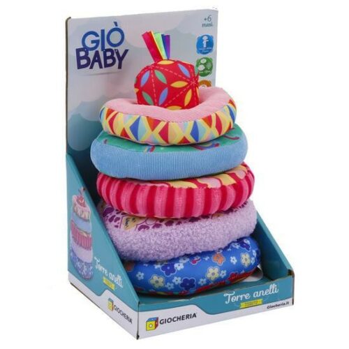 GIO' BABY - Torre Anelli in Tessuto