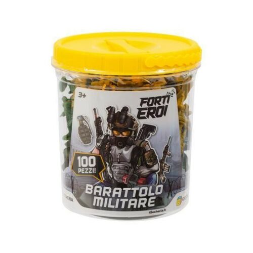 FORTI EROI - Barattolo Militare 100 pezzi