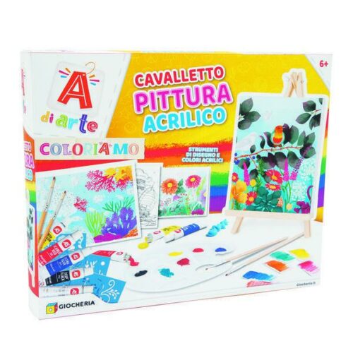A di Arte - Set Pittura con Cavalletto