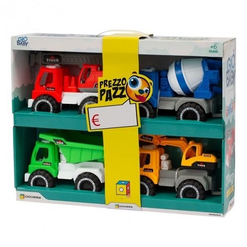 PREZZO PAZZO GIO' BABY - Mezzi da Cantiere Multipack 4 veicoli