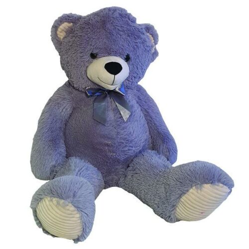 GIO' PLUSH - PETRA Orso GRIGIO o BEIGE cm.95 Pelo Lungo