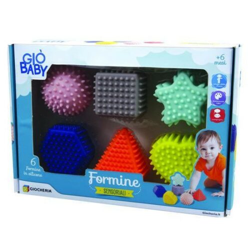 GIO' BABY - set 6 palline sensori