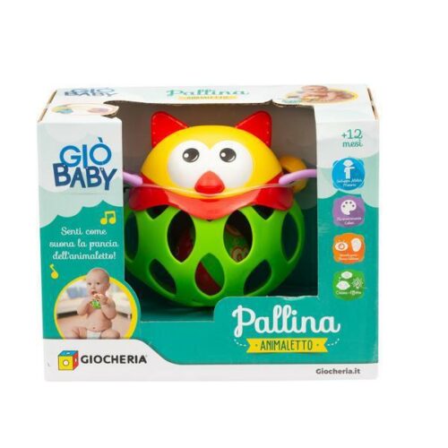GIO' BABY - Pallina animaletto Riccio o gufetto