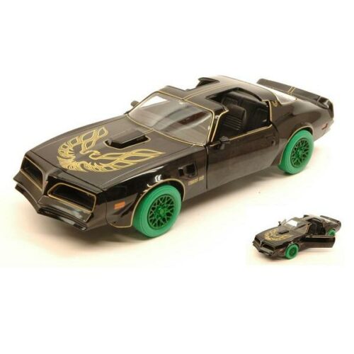 1/24 Pontiac Trans AM 1977 nera ruote verdi