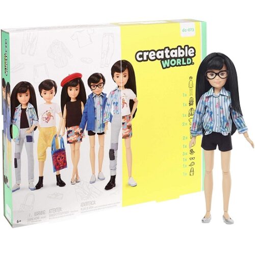 Creatable Word  - Kit personaggi capelli neri