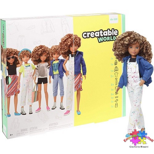 Creatable World - Kit personaggi capelli ricci biondi
