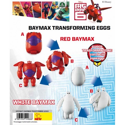BIG HERO 6-Baymax Trasforming Eggs
