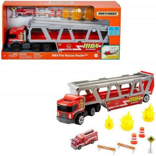 Matchbox Fire rescue hauler