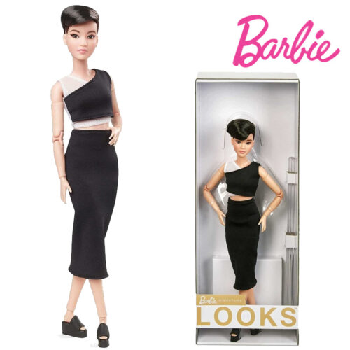 Barbie Looks - Look Black & White - Capelli neri
