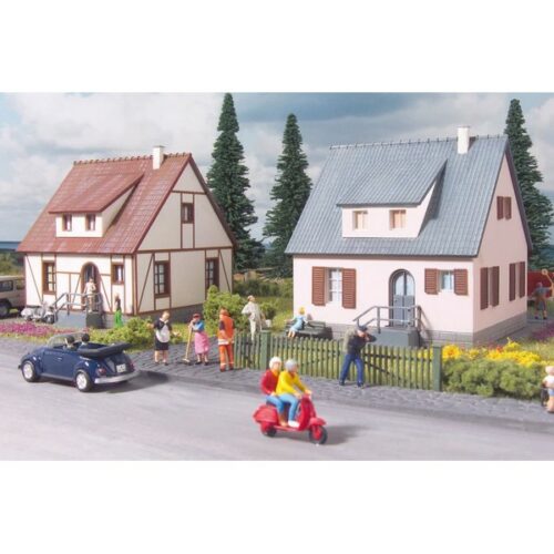 H0 set costruzione Town House 2 case Authentic edition