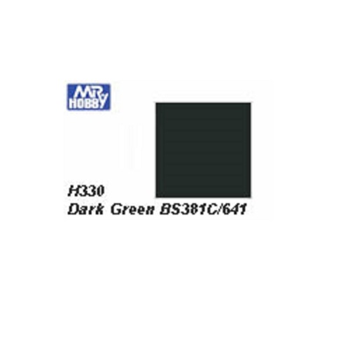 H330 Dark Green BS381C/641 Semi-Gloss (10 ml)