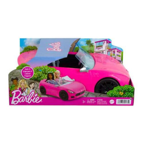 Barbie Cabrio veicolo rosa a due posti con ruote che girano