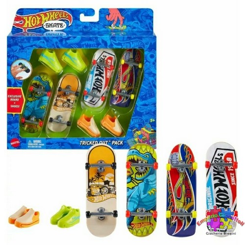Hot Wheels Skate - Confezione 4 Skateboard Ass.to