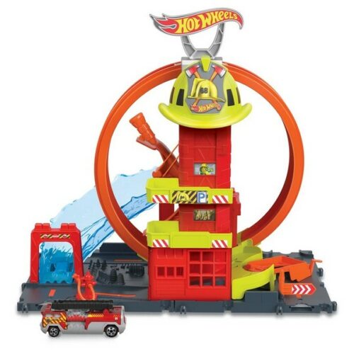 Hot Wheels Stazione Pompieri super loop