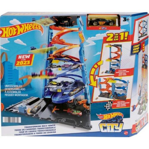 Hot Wheels Torre spirale trasformabile