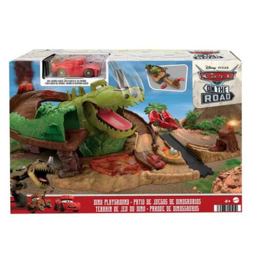 Pista Cars  playset PARCO dei Dinosauri