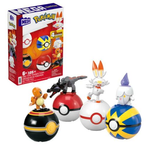 Mega Pokemon  Set Pokeball di fuoco