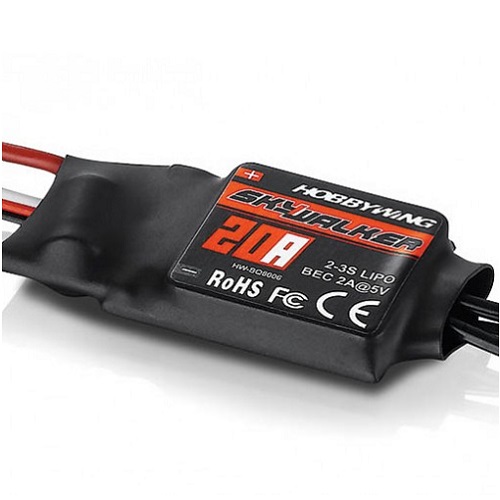 Hobbywing Skywalker 20A controller 2-3s, 2A BEC