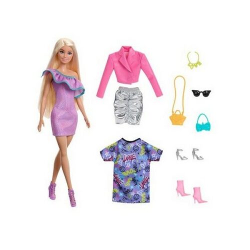 Barbie  set con 3 vestiti