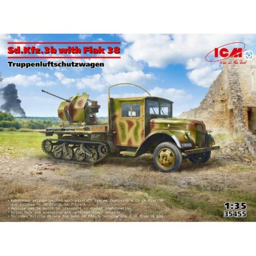 1/35 Sd.Kfz.3b WITH FLAK 38 AA GUN