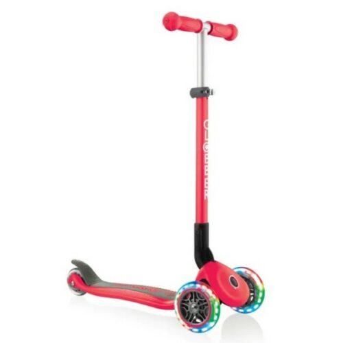 Globber  Primo monopattino 3 ruote rosso con luci