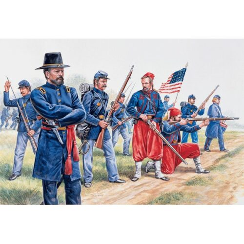 1/72 Union Infantry and Zouaves