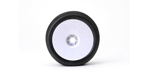 Lesnar Super Soft Truggy 1:8 incollato su cerchi bianchi (2)