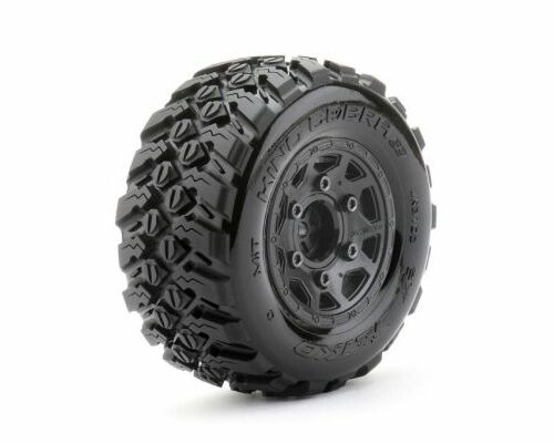 Jetko EX Tyre SC King Cobra Black Wheel TRX Slash 2WD Front (2)