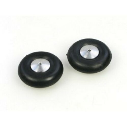 Coppia ruote D. 32 mm mozzo alluminio
