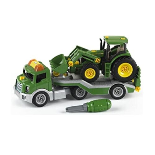 John Deere autoarticolato + trattore