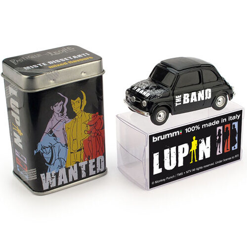 1/43  Fiat 500 Nera  - Pastiglie Leone Miste dissetanti  Limited edition L8291