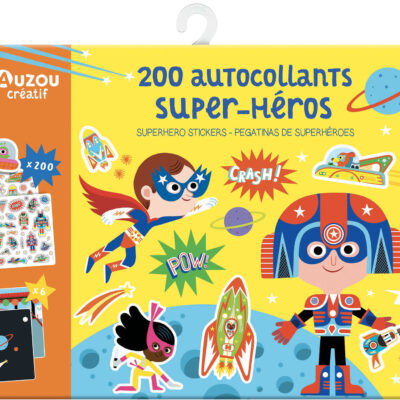 200 adesivi - Super eroi