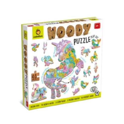 Ludattica woody Puzzle - UNICORNI