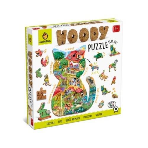 Ludattica woody Puzzle - GATTO