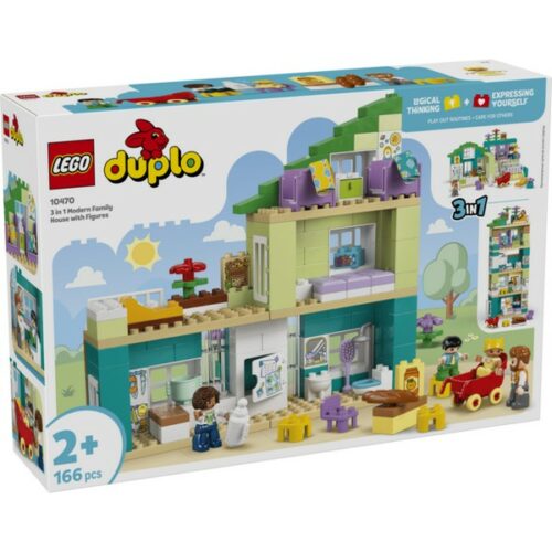 10470 DUPLO Town Casa familiare moderna 3 in 1 con personaggi