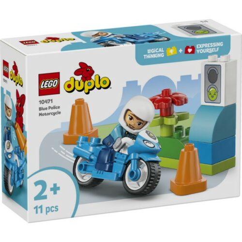 10471 DUPLO Town Motocicletta blu della Polizia