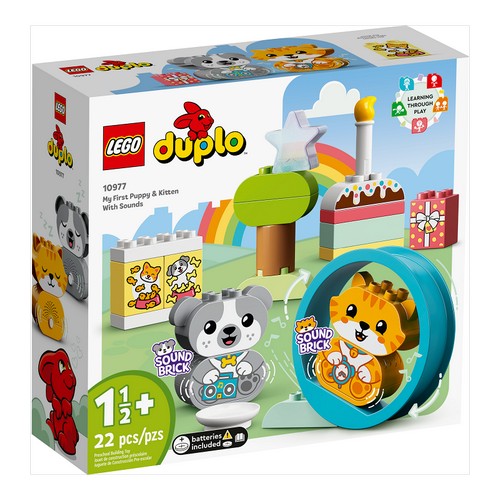 10977 Duplo :Il mio primo cagnolino e gattino con suoni