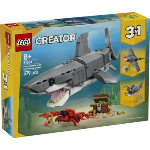 31381 LEGO Creator Squalo con scrigno del tesoro